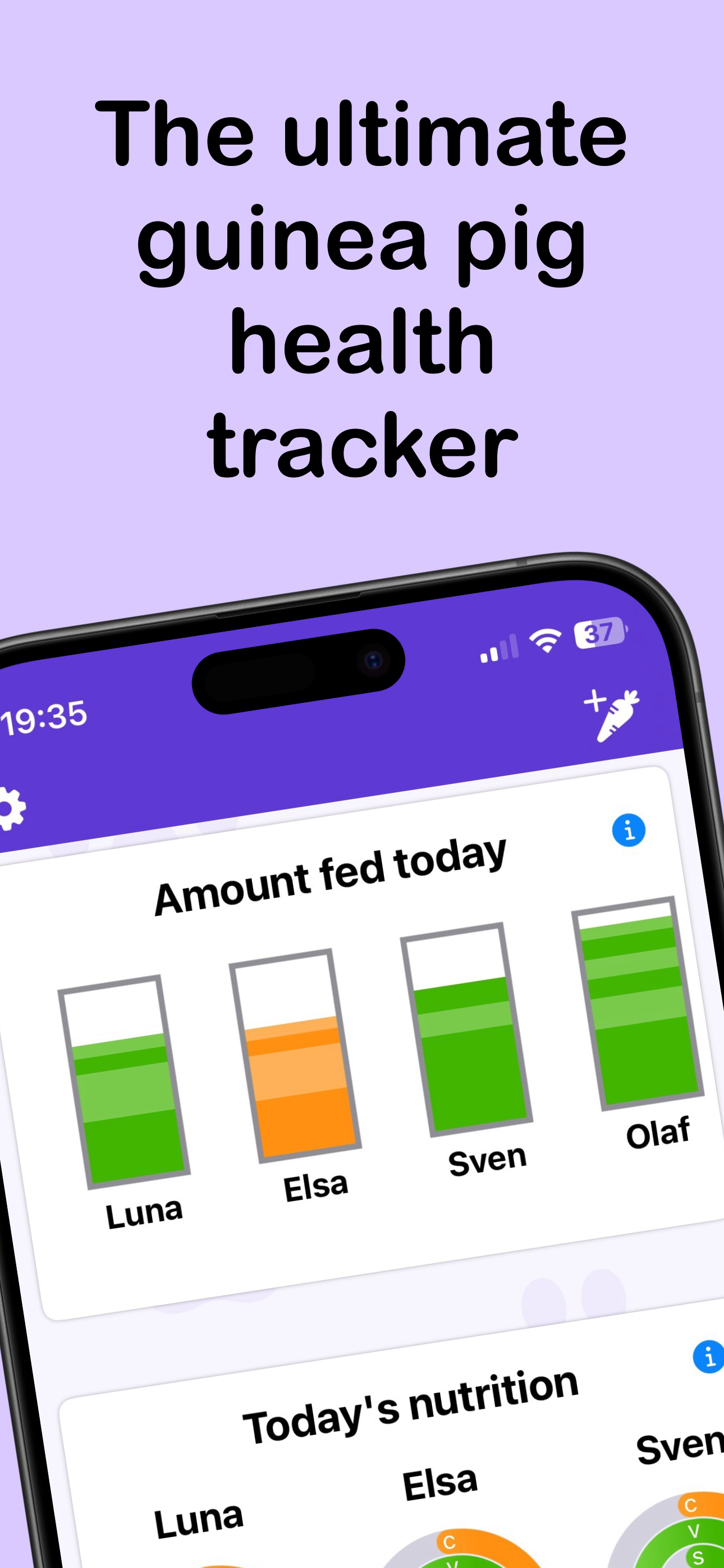 The ultimate guinea pig health tracker